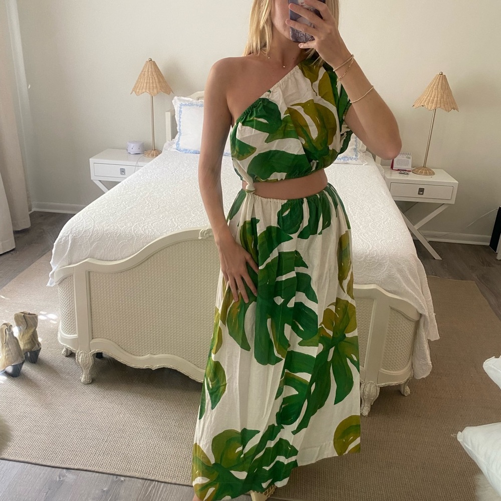 Farm Rio Palm dress